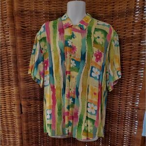 Vintage Jams World Dacy Hawaiian Aloha Shirt L